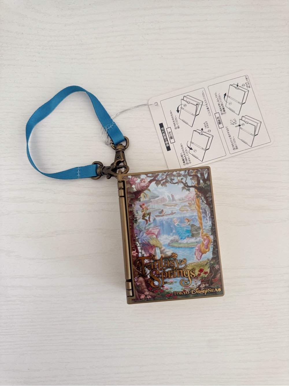 Tokyo Disney fantasyland Peter Pan candy container keychain